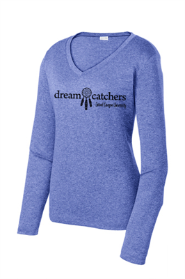 DreamCatcher Ladies Long Sleeve Heather T-Shirts